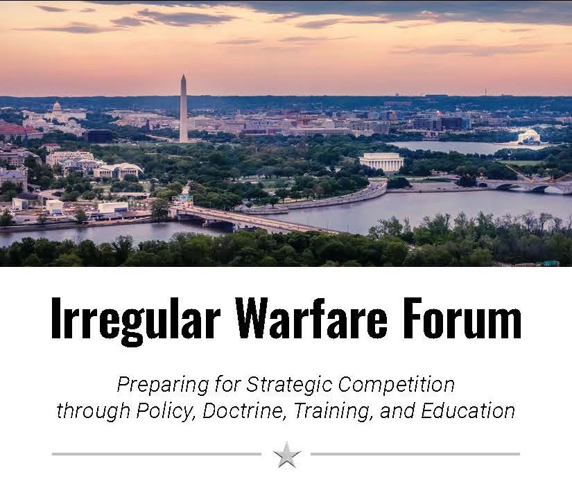 IWC to Sponsor IW Forum Presented by NDU’s CISA and U.S. Army JFK SWCS